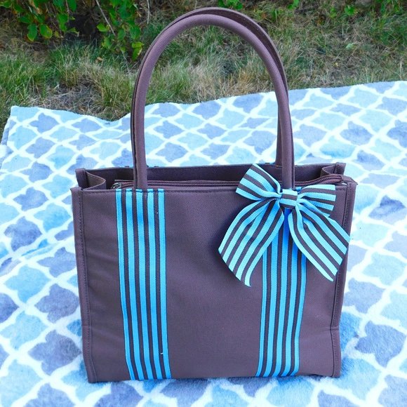 Adorable  MWW markets (Manual Woodworkers and Weavers) Tote - Picture 1 of 9